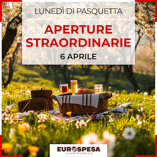 Le aperture straordinarie di Pasqua e Pasquetta