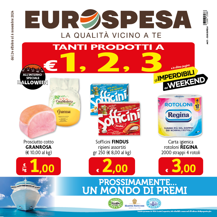 Offerte dal 24 ottobre AL 6 novembre 2024