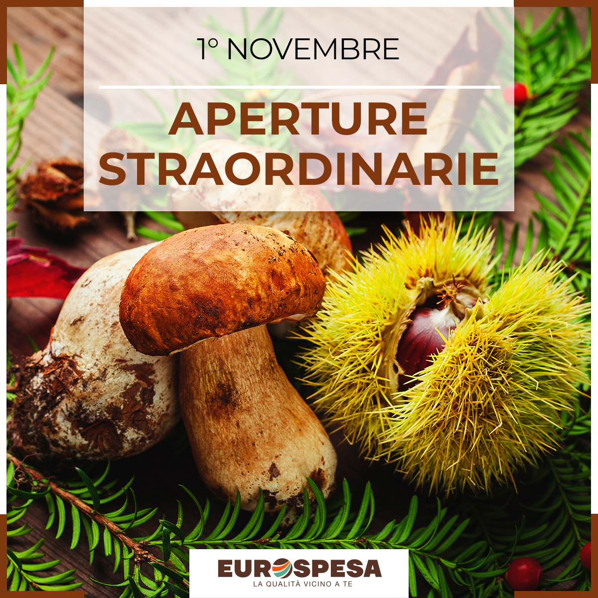 Le aperture straordinarie del 1° Novembre